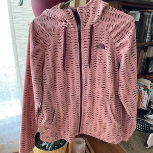 The Northface fleece full zip jacket